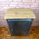 Small Cabinet Industrial Furniture - Wood Top - ISC001