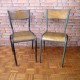 School Chair - Vintage Furniture - Set of 2 - VMC002