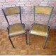 School Chair - Vintage Furniture - Set of 2 - VMC002