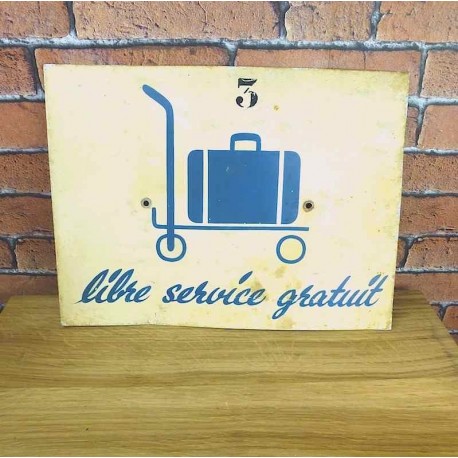 Plaque Metal SNCF - Decoration Industrielle - KMS004