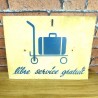 Plaque Metal SNCF - Decoration Industrielle - KMS011