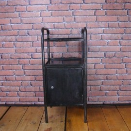 Bedside Table - Industrial Furniture - Graphite - IBT002