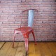 Red-Grey Tolix Chair Type A