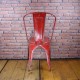 Red-Grey Tolix Chair Type A