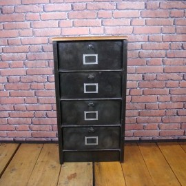 Filling Cabinet Industrial Furniture - 4 Clapets - IFC001