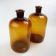 Pair of Antique Apothecary Bottles