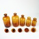 Antique Apothecary Bottles - Set of 5