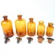 Antique Apothecary Bottles - Set of 5