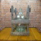 Antique Demijohn - "Dame Jeanne" in wooden crate
